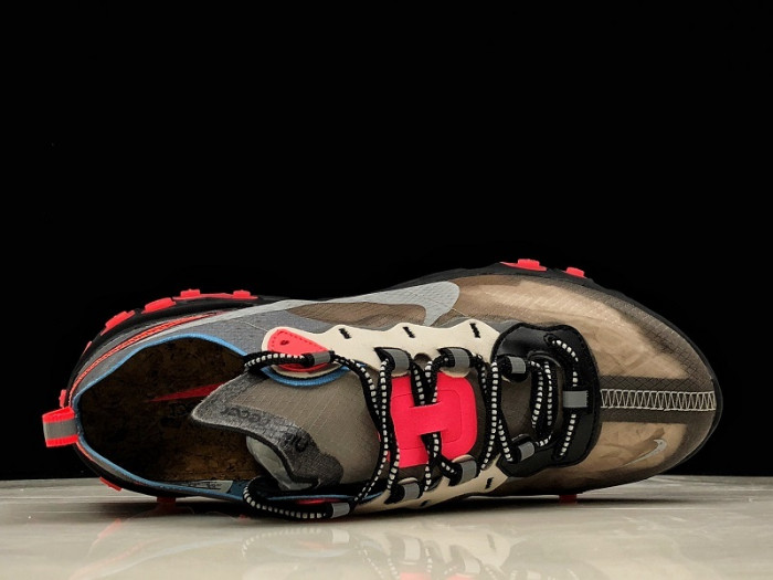 nike react element 87 blue chill solar red aq1090-006