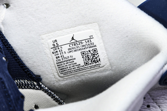 Air Jordan 6 Retro “Midnight Navy” CT8529-141