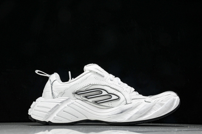 B*al*enciaga Monday Sneaker White Grey BMS-002