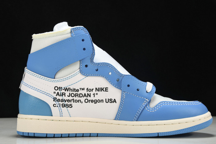 Jordan 1 Retro High OW University Blue AQ0818-148
