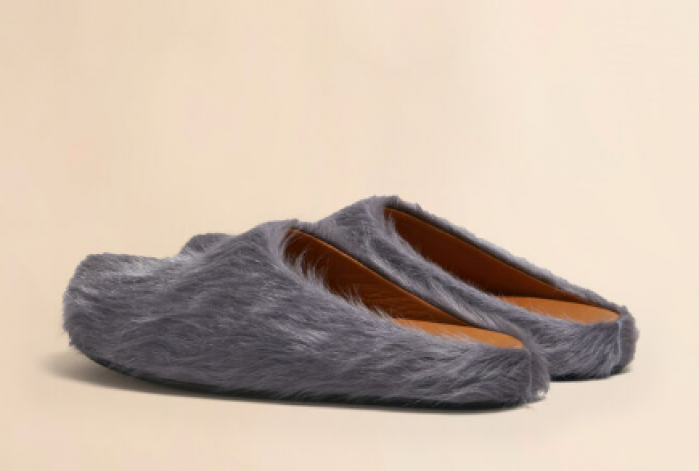 MA SLIDE WHITE FUSSBETT SABOT LOAFERS MAR-018