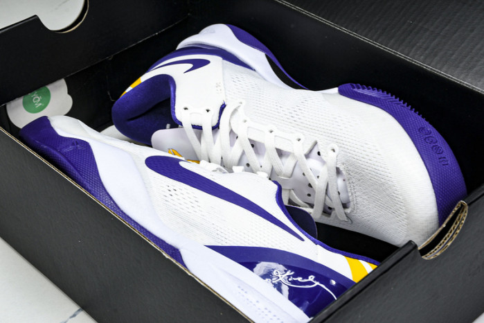 Nike Kobe 8 Protro Whit Court Purple HF7485-001