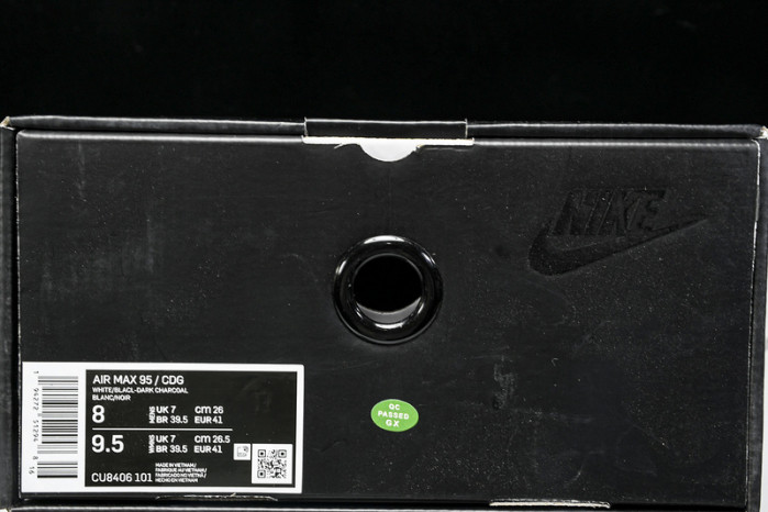 Air Max 95 Comme Des Garcons Black Grey CU8406-101