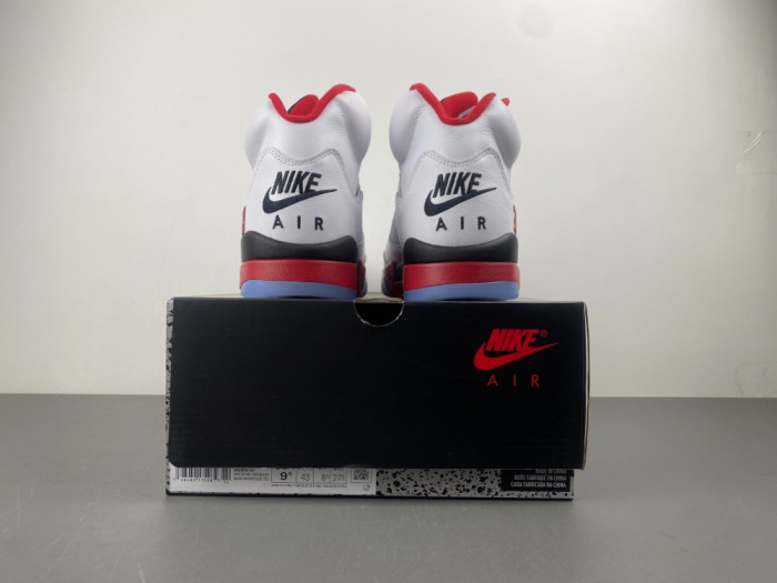 Air Jordan 5 “Fire Red Black Tongue” HQ7978-101