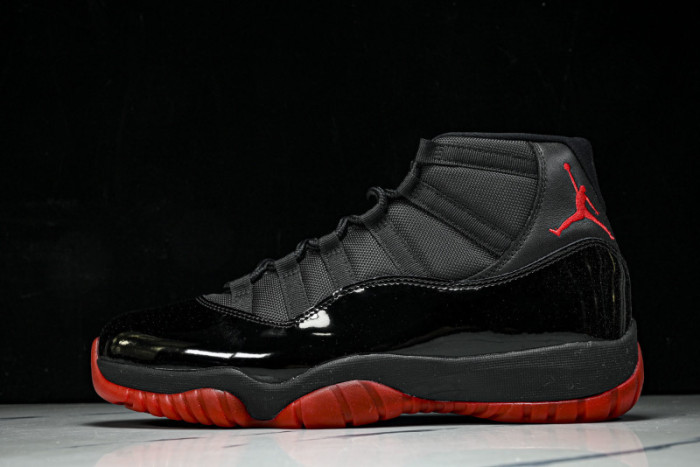 Air Jordan 11 Retro "Black Red" 378037-326