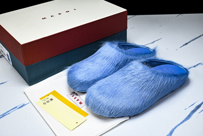 MA SLIDE WHITE FUSSBETT SABOT LOAFERS MAR-021